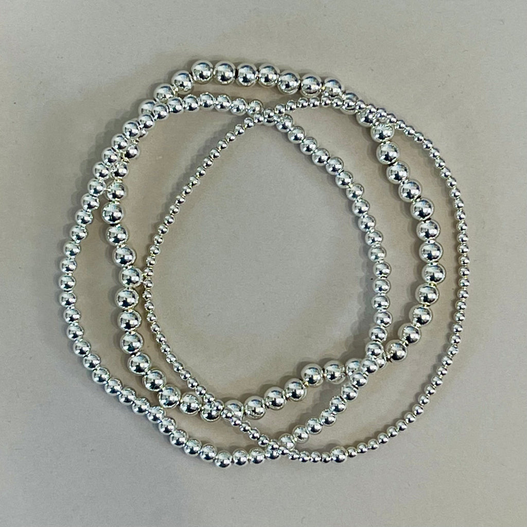 Sterling stretch bracelet
