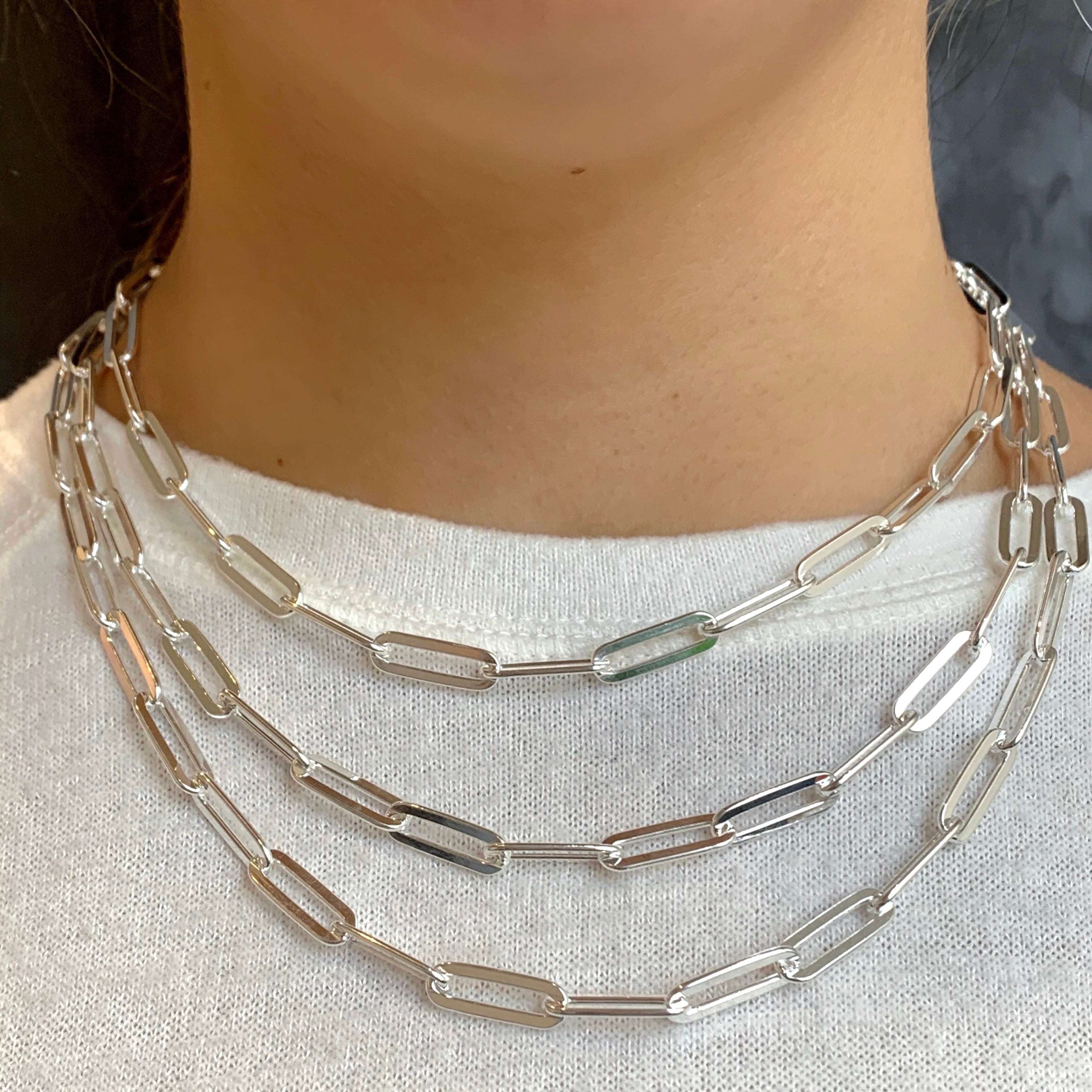 Sterling Silver Papeclip Chain Jumbo PennyweightsJewelry