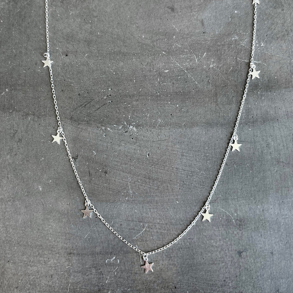 Sterling Silver Star Charm Necklace